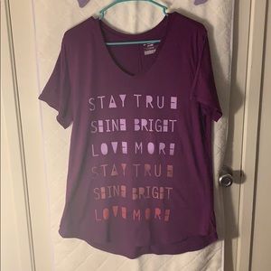 TEK GEAR Purple workout shirt